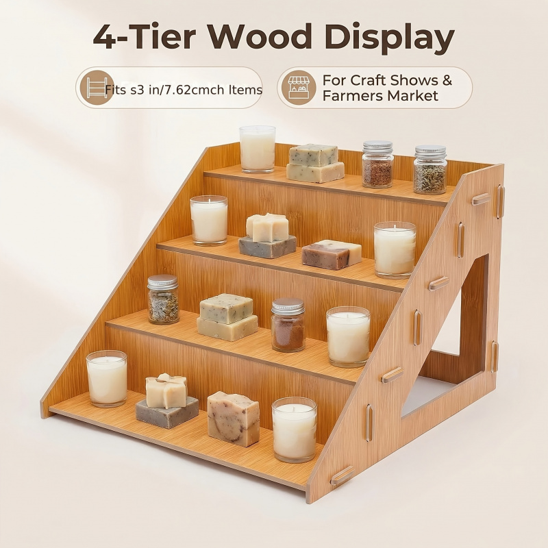 Houten presentatiestandaard, s - Pop Display Shelf recensie en prijs