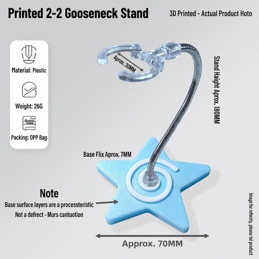 3D-geprinte sterstandaard voor - Action Figure Stand recensie en prijs