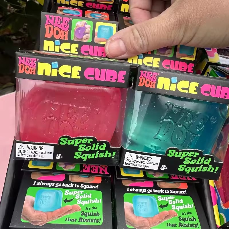 NeeDoh Nice Cube Squish Toy, z - Fidget Cube Original recensie en prijs
