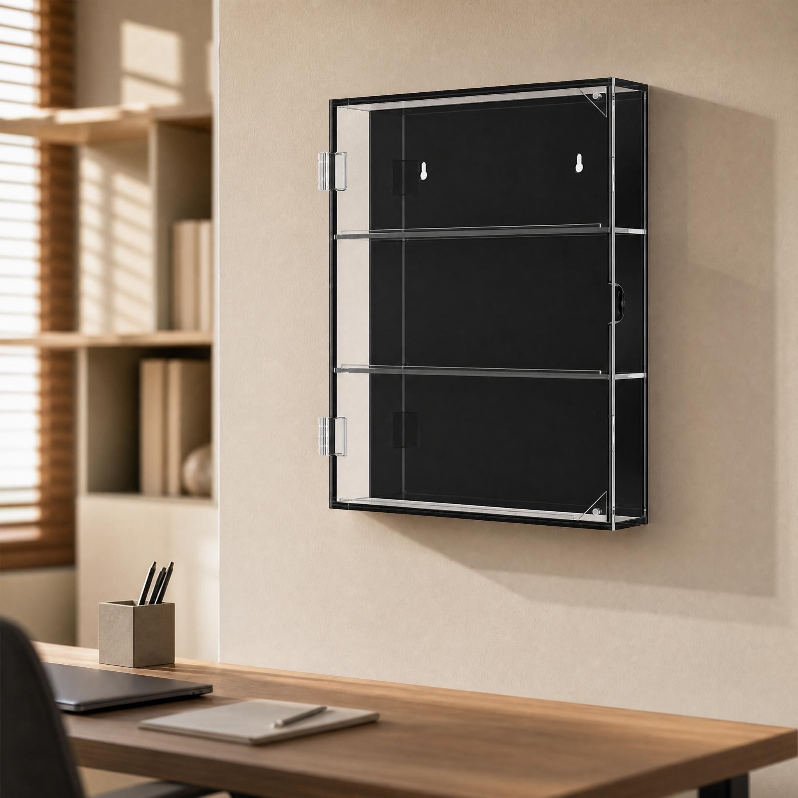 Wandmontage-acryl displaykast  - Display Case Acrylic recensie en prijs