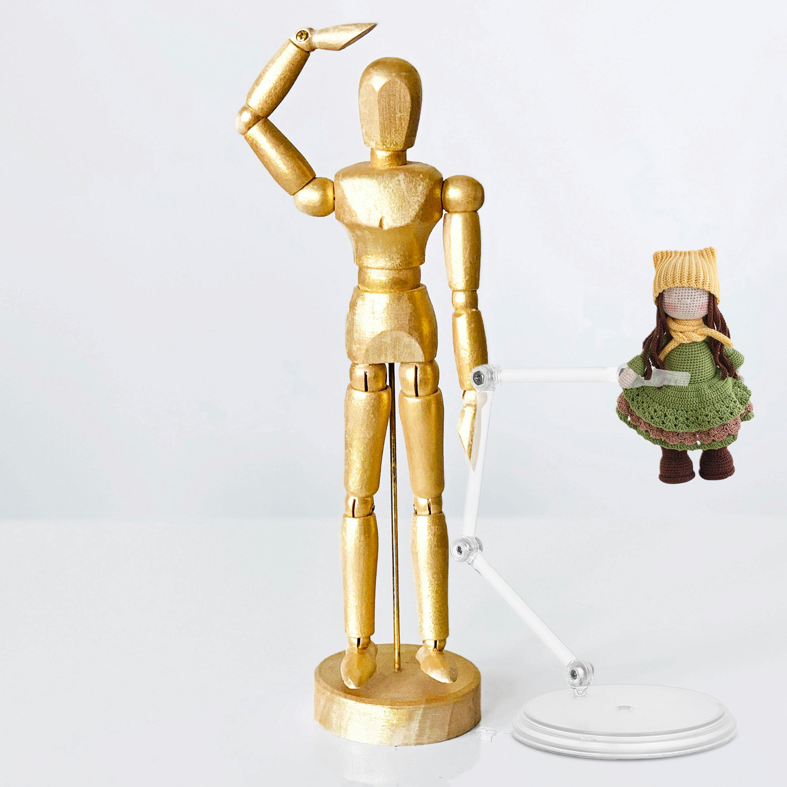 3 stuks transparante, verstelb - Action Figure Stand recensie en prijs